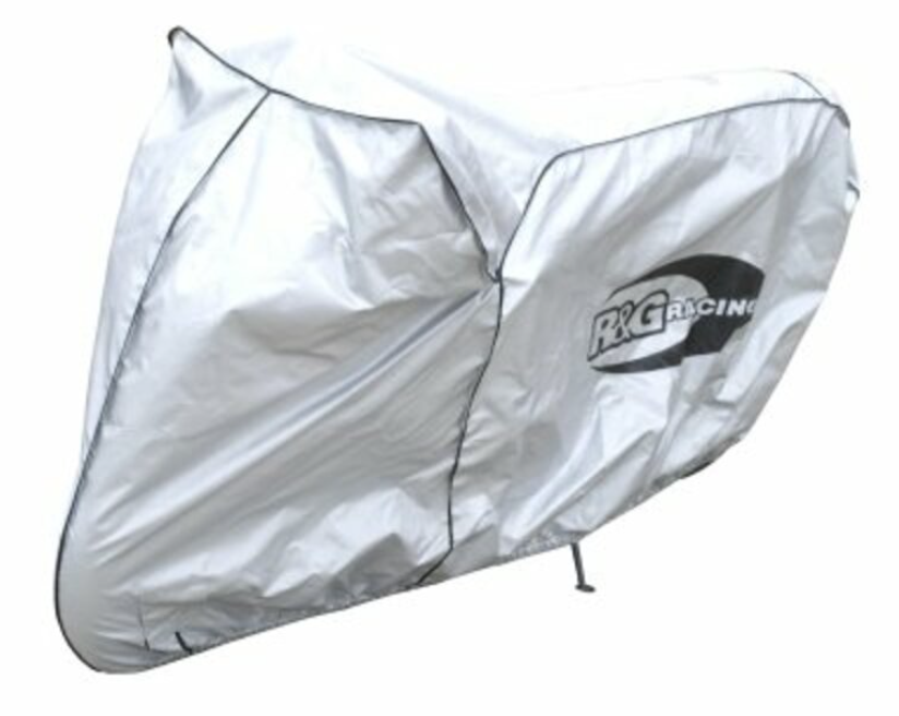 Мото покривало R&G Racing Outdoor Protective Cover Silver - Moto / Scooter - Universal — снимка 2