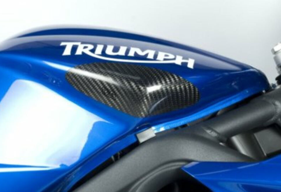 Протектор за резервоар R&G RACING Tank Sliders Carbon Triumph — снимка 4