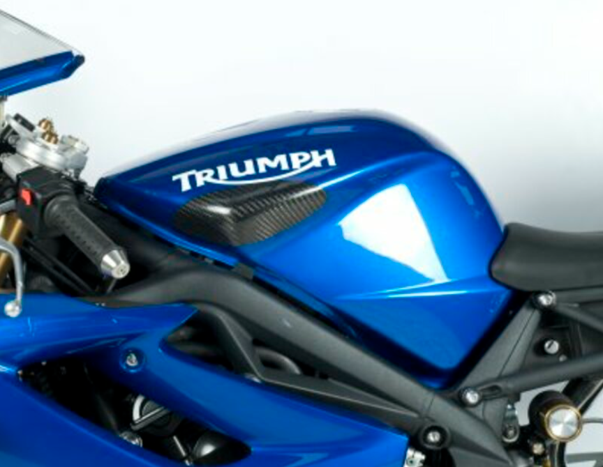 Протектор за резервоар R&G RACING Tank Sliders Carbon Triumph — снимка 2