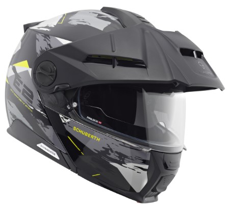 Каска SCHUBERTH E2 TRAIL YELLOW — снимка 2