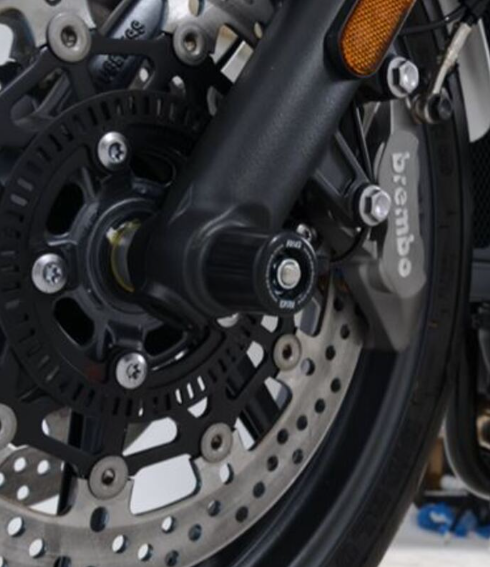 Протектор за ос R&G RACING Fork Protectors - Black Triumph Speed Twin 1200 — снимка 2