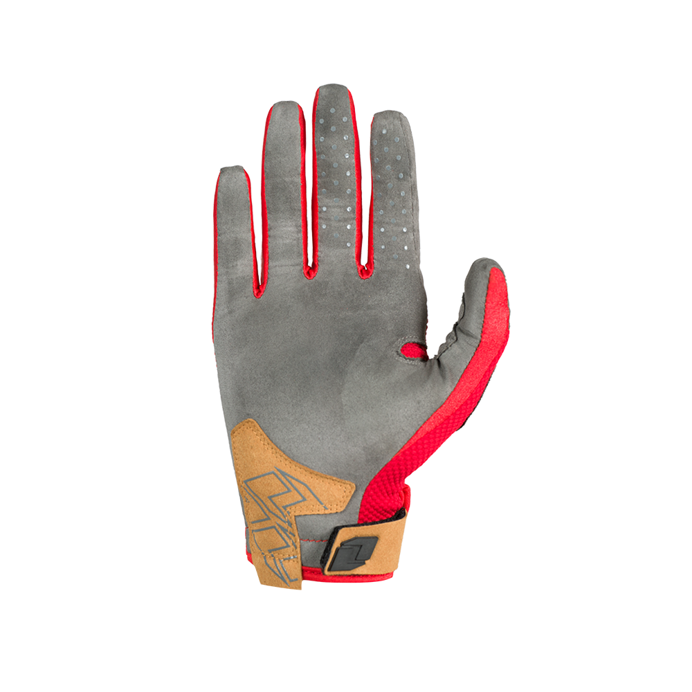 Детски мотокрос ръкавици ONE INDUSTRIES X-197 HALT RED — снимка 2