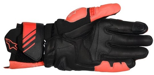 Кожени ръкавици ALPINESTARS GP+ R V3 LTHR RED Fluo — снимка 2