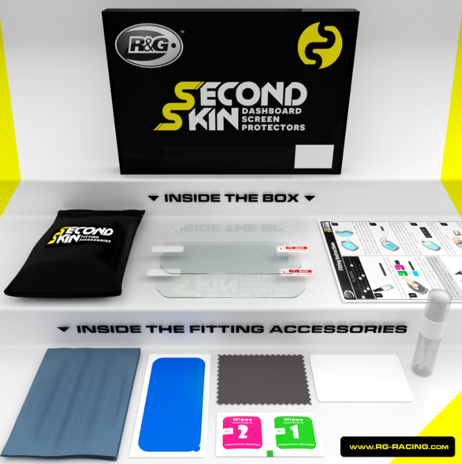 Протектор фолио R&G RACING Second Skin Dashboard Screen Protector Kit - Honda ADV350 — снимка 2