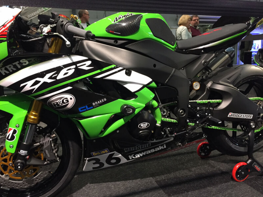 Протектор за резервоар R&G RACING Tank Sliders Carbon Kawasaki Ninja ZX6R 09-16 — снимка 5