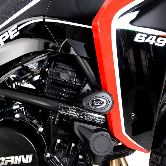Краш тапи R&G RACING Aero Crash Protectors Black Moto Morini X-CAPE 650 22-26 — снимка 5