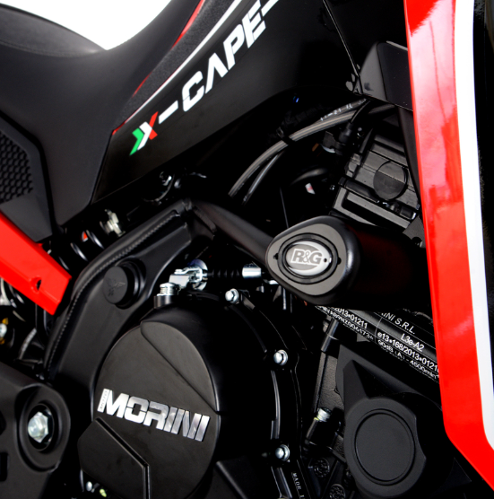 Краш тапи R&G RACING Aero Crash Protectors Black Moto Morini X-CAPE 650 22-26 — снимка 3