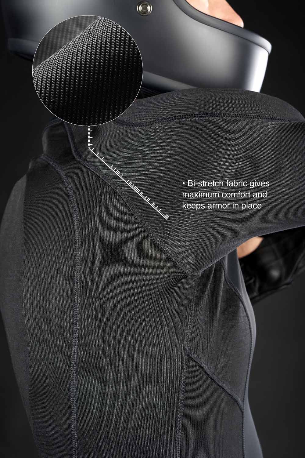 Текстилно яке Pando Moto Shell UH 03 Black — снимка 5