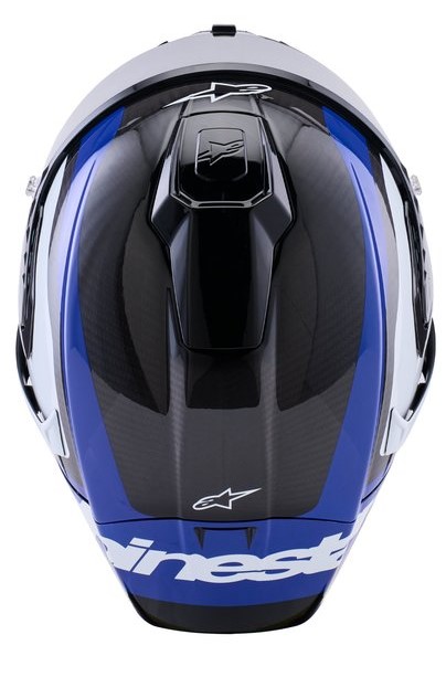 Каска ALPINESTARS Supertech R10 Arius Black/White/Blue — снимка 2