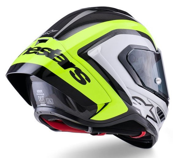 Каска ALPINESTARS Supertech R10 Arius Black/Silver/ Fluo Yellow — снимка 3