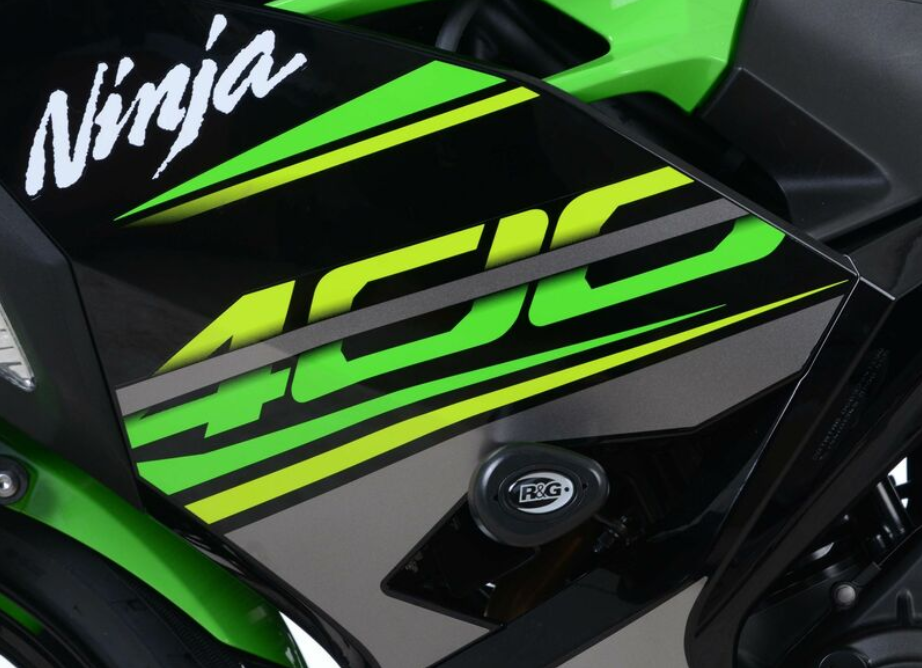 Краш тапи R&G RACING Aero Crash Protectors White Kawasaki Ninja 400/Z400 — снимка 2