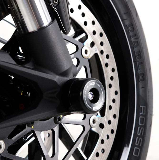 Протектор за ос R&G RACING Fork Protectors Black Ducati Diavel V4 23-26 — снимка 5
