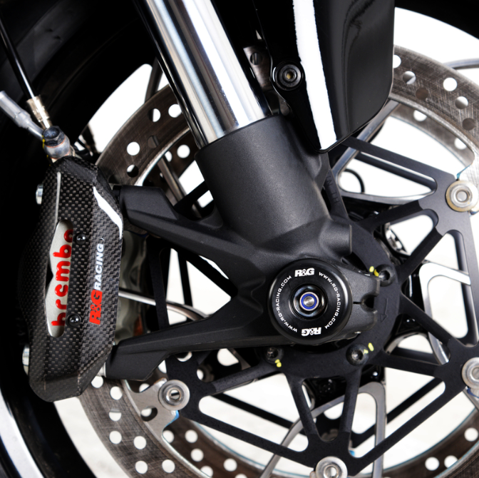 Протектор за ос R&G RACING Fork Protectors Black Ducati Diavel V4 23-26 — снимка 4