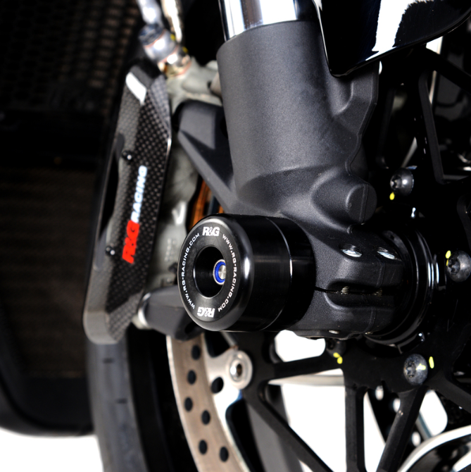 Протектор за ос R&G RACING Fork Protectors Black Ducati Diavel V4 23-26 — снимка 3