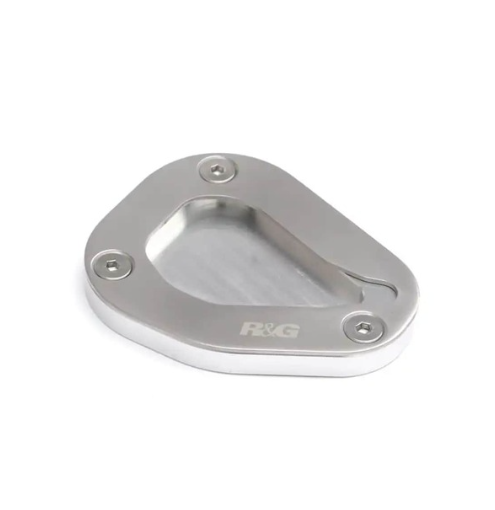 Адаптер за странична стойка R&G RACING Kickstand Shoe - Silver BMW G310R 18-25 — снимка 4