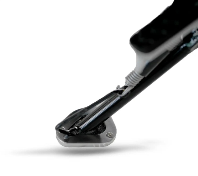 Адаптер за странична стойка R&G RACING Kickstand Shoe - Silver BMW G310R 18-25 — снимка 2