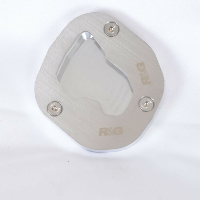 Адаптер за странична стойка R&G RACING Kickstand Shoe Silver Yamaha Tenere 700 19-24