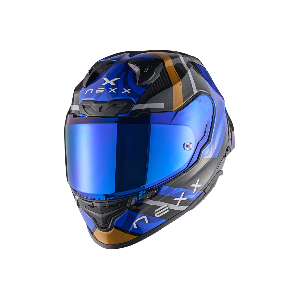Каска NEXX X.R3R SWIRL DEEP BLUE — снимка 2