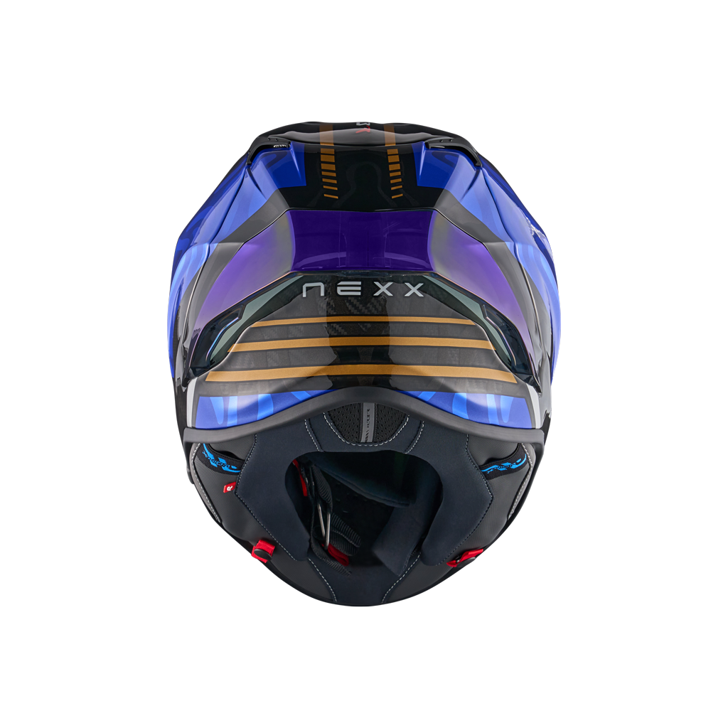 Каска NEXX X.R3R SWIRL DEEP BLUE — снимка 3