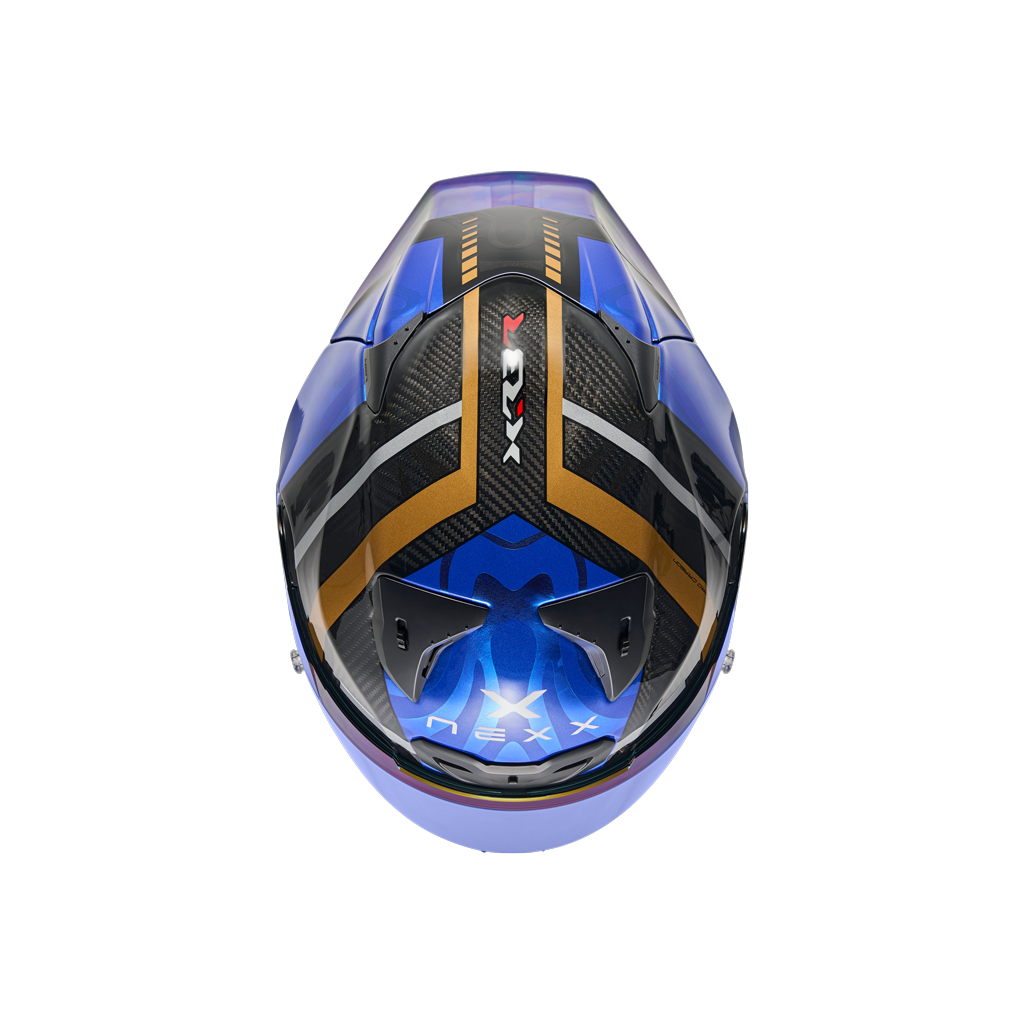 Каска NEXX X.R3R SWIRL DEEP BLUE — снимка 4