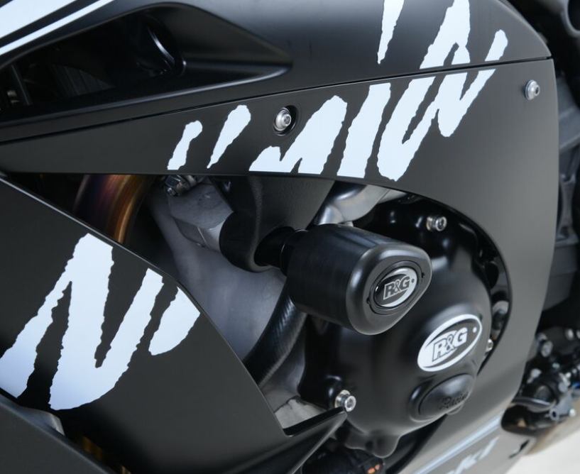 Краш тапи R&G RACING Crash Protector Kit Black Kawasaki ZX-10R — снимка 2