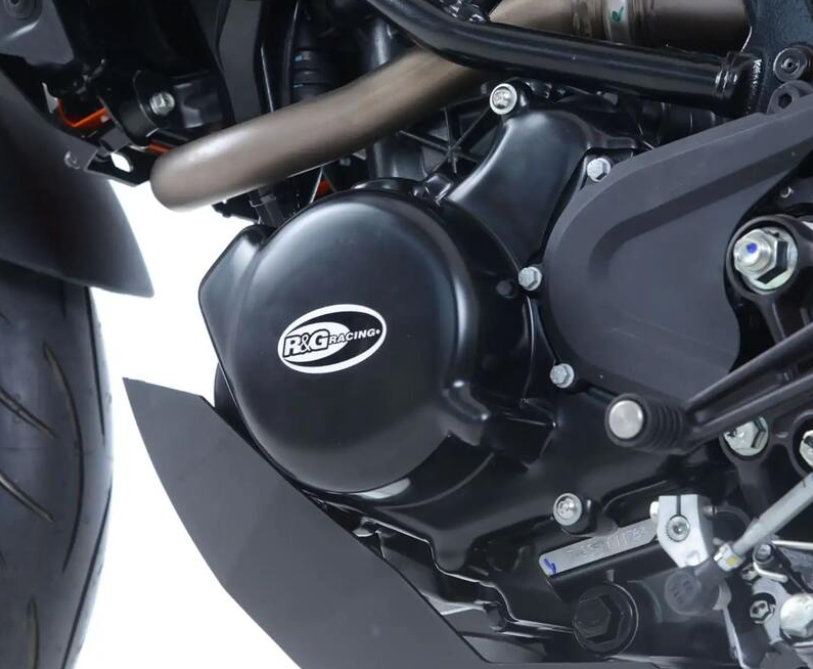 Комплект протектори за двигател R&G RACING Engine Clutch Protection Cover Kit 2pc KTM DUKE 125 17-23 — снимка 2