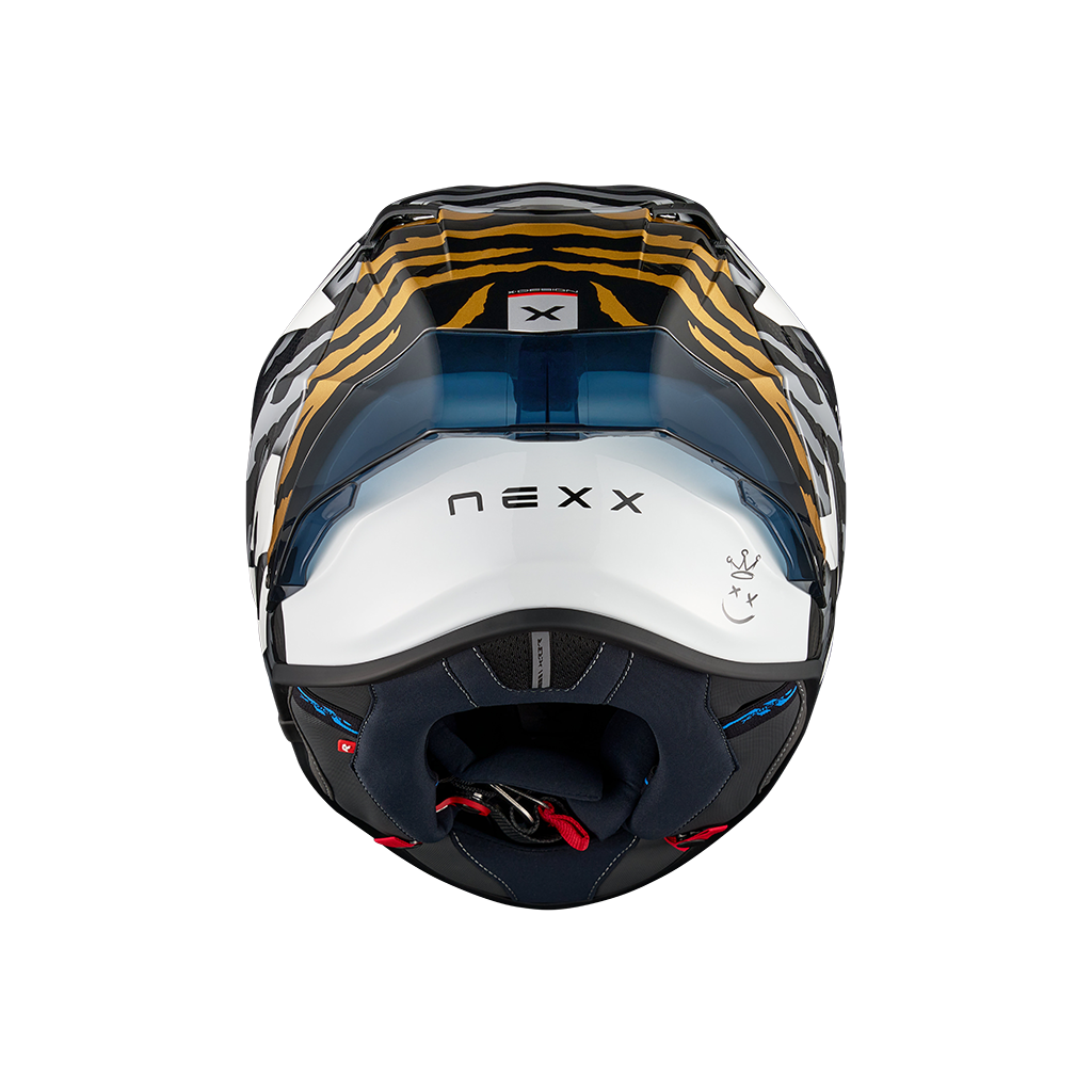 Каска NEXX X.R3R ZIGER GREY/GOLD — снимка 3
