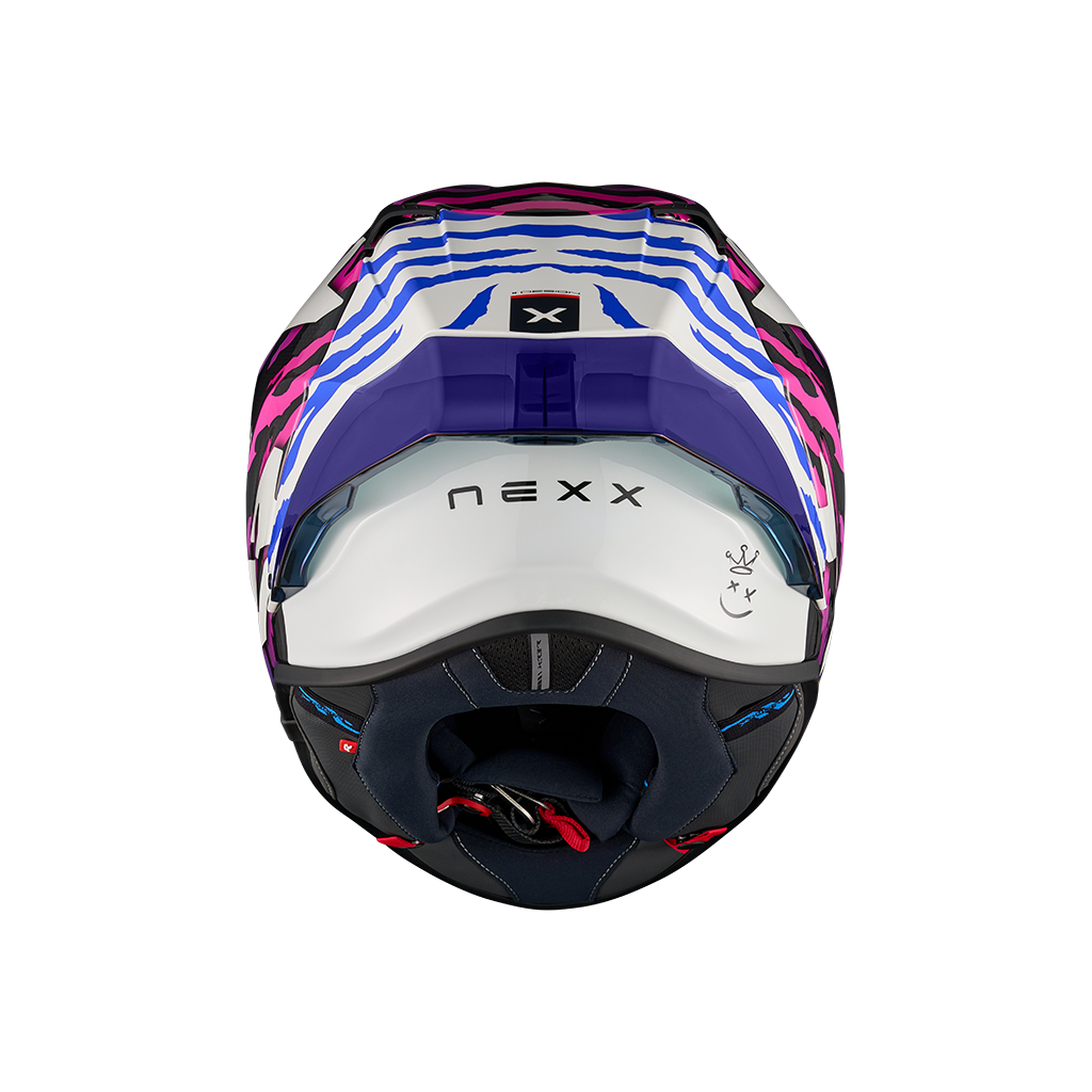 Каска NEXX X.R3R ZIGER PURPLE/BLUE — снимка 3