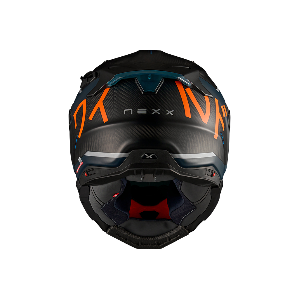 Каска NEXX X.WST3 MANGA ORANGE/BLUE MATT — снимка 3