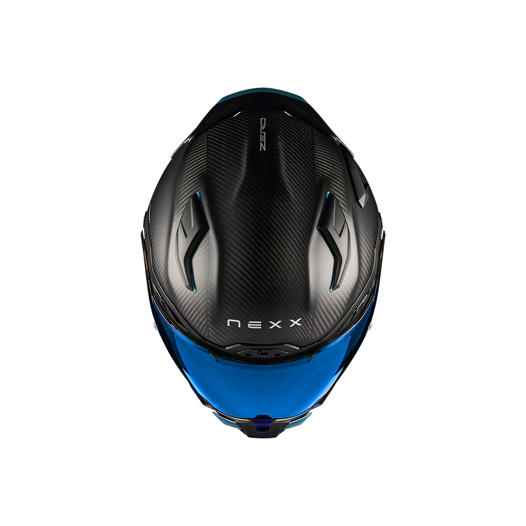 Каска NEXX X.WST3 ZERO PRO CARBON BLUE MATT — снимка 4