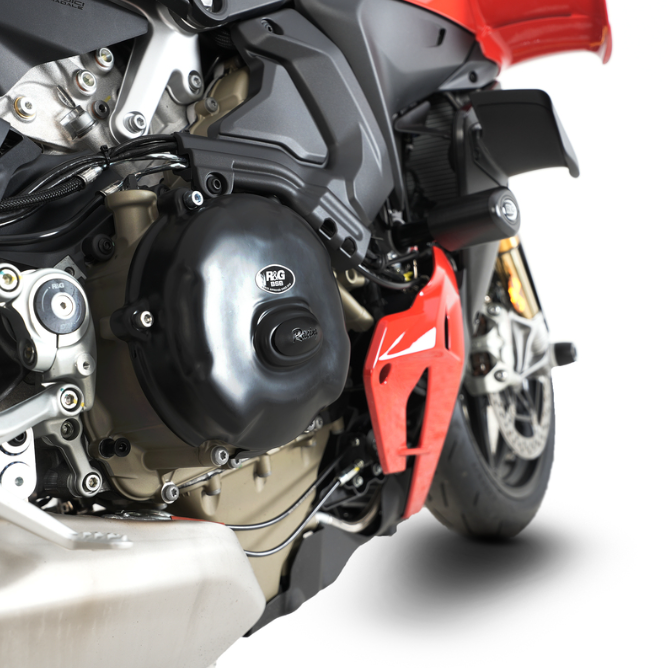 Протектор за двигател R&G RACING Right Engine Case Cover Ducati Panigale V4 18-26 — снимка 3