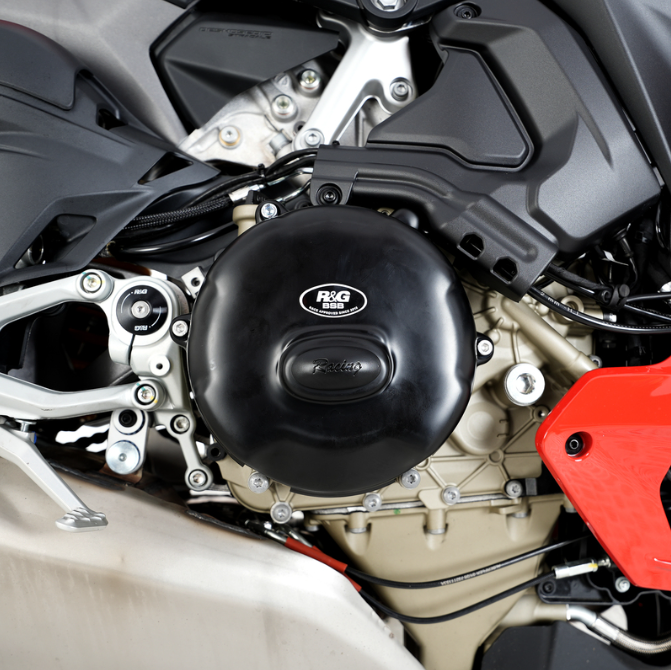 Протектор за двигател R&G RACING Right Engine Case Cover Ducati Panigale V4 18-26 — снимка 2