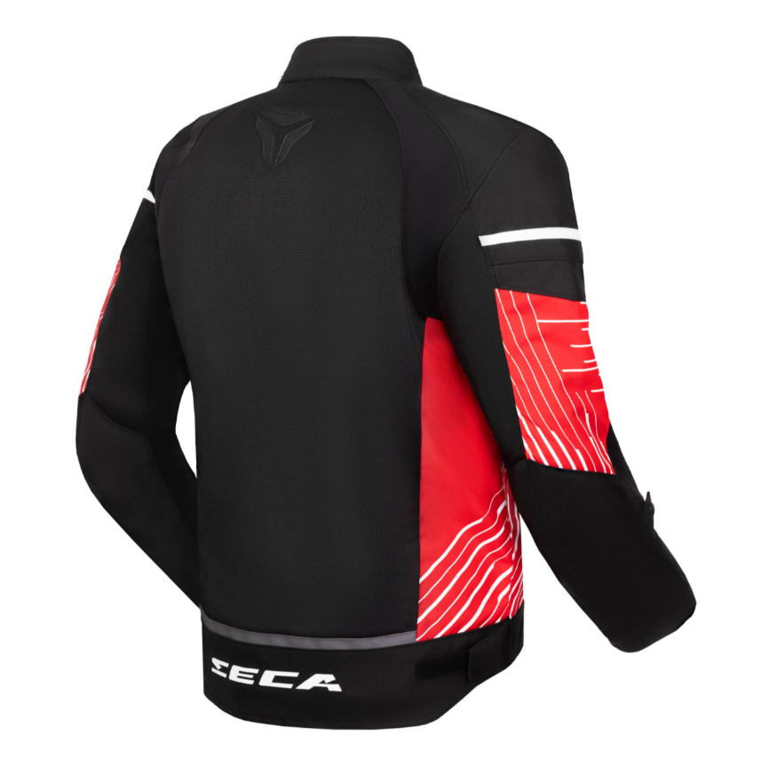 Текстилно яке SECA SUMMER WAY BLACK/RED — снимка 4