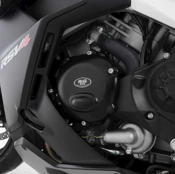 Протектор за двигател R&G RACING (Generator) Left Crankcase Protection Cover Black Aprilia Tuono 1100 V4 21-24 / RSV4 1100 22-24 — снимка 3