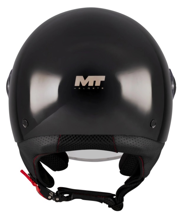 КАСКА ЗА СКУТЕР MT STREET S PURE A1 BLACK GLOSS — снимка 4