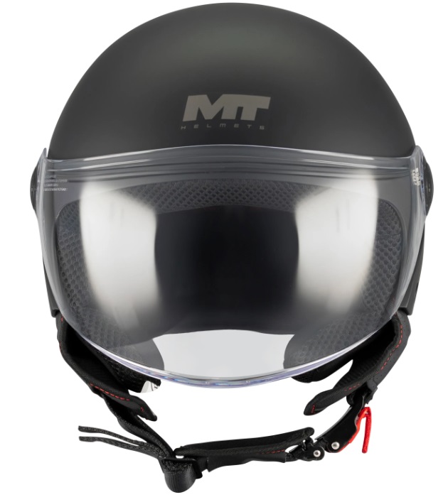 КАСКА ЗА СКУТЕР MT STREET S PURE A1 BLACK MATT — снимка 3