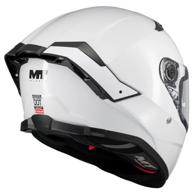 Каска MT THUNDER 4 SV PURE WHITE — снимка 5