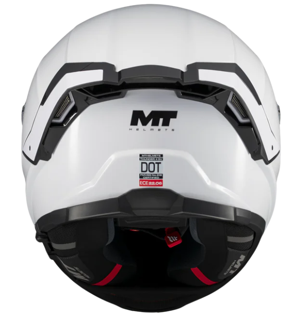 Каска MT THUNDER 4 SV PURE WHITE — снимка 4