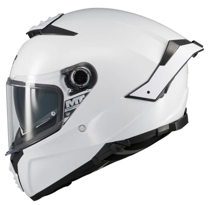 Каска MT THUNDER 4 SV PURE WHITE — снимка 2
