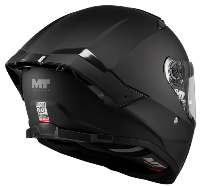 Каска MT THUNDER 4 SV PURE A1 BLACK MATT — снимка 2