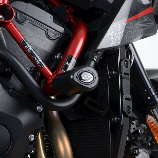 Краш тапи R&G RACING Aero Crash Protectors Black Kawasaki ZH2 20-25