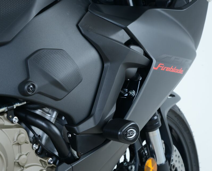 Краш тапи R&G RACING Aero Crash Protectors Black Non Drill Kit Honda CBR1000RR 17-19 — снимка 6
