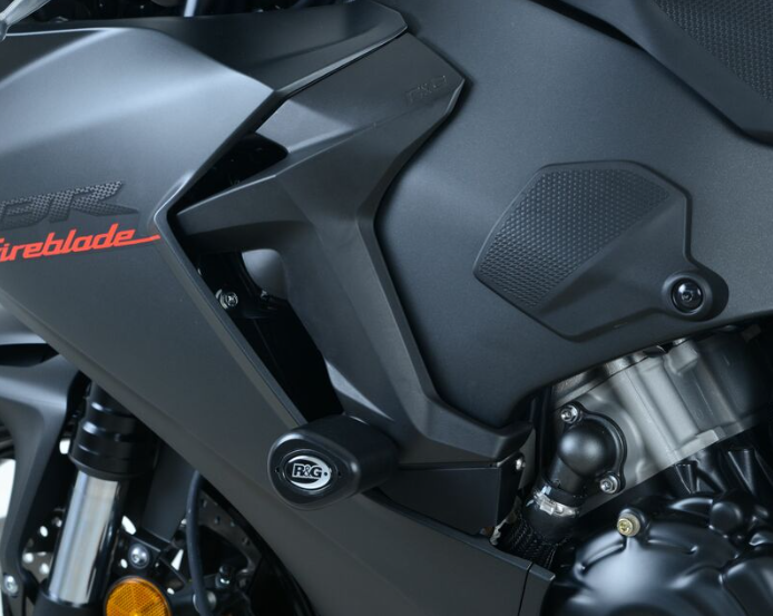 Краш тапи R&G RACING Aero Crash Protectors Black Non Drill Kit Honda CBR1000RR 17-19 — снимка 5