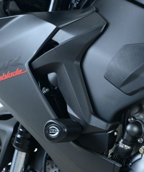 Краш тапи R&G RACING Aero Crash Protectors Black Non Drill Kit Honda CBR1000RR 17-19 — снимка 3