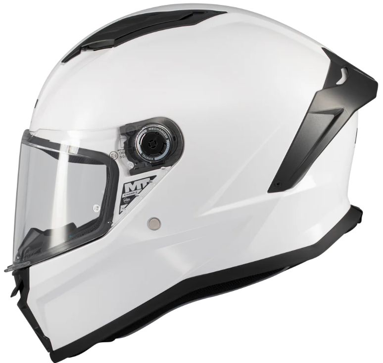 КАСКА MT STINGER 2 PURE A0 WHITE GLOSS — снимка 3
