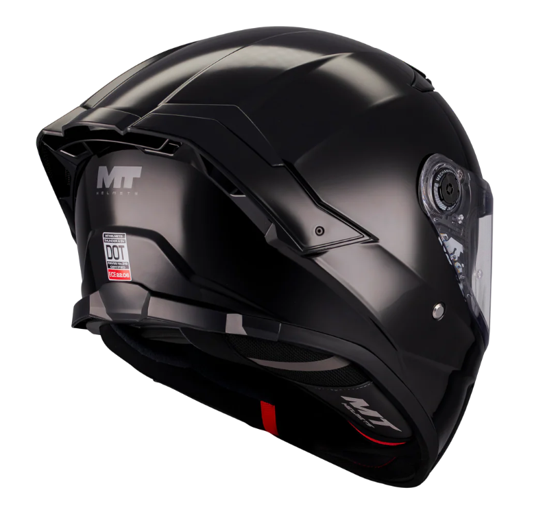 Каска MT THUNDER 4 SV PURE A1 BLACK GLOSS — снимка 2