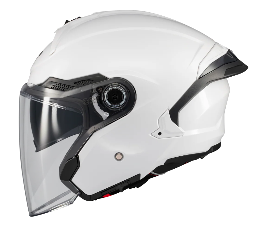 Скутер каска MT COSMO SV PURE A0 WHITE GLOSS — снимка 4
