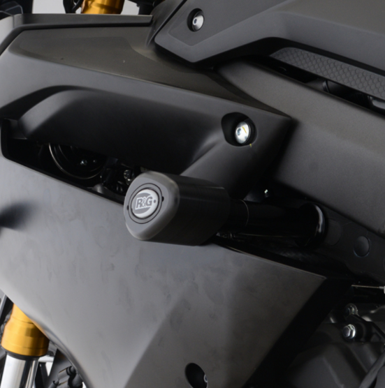 Краш тапи R&G RACING Aero Crash Protectors Black Yamaha YZF-R125 19-22 — снимка 3
