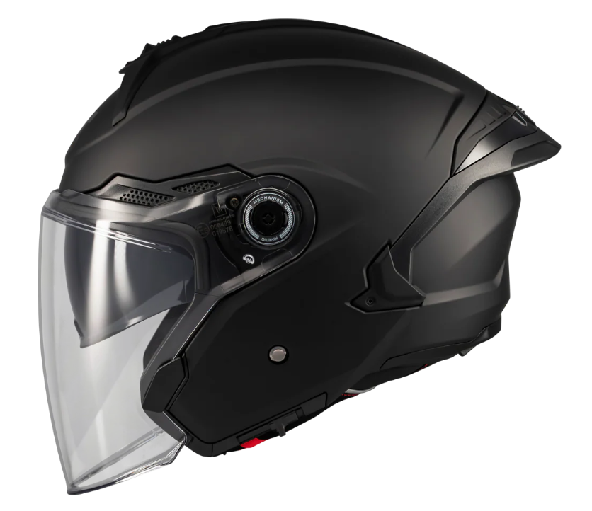 Скутер каска MT COSMO SV PURE A1 BLACK MATT — снимка 3
