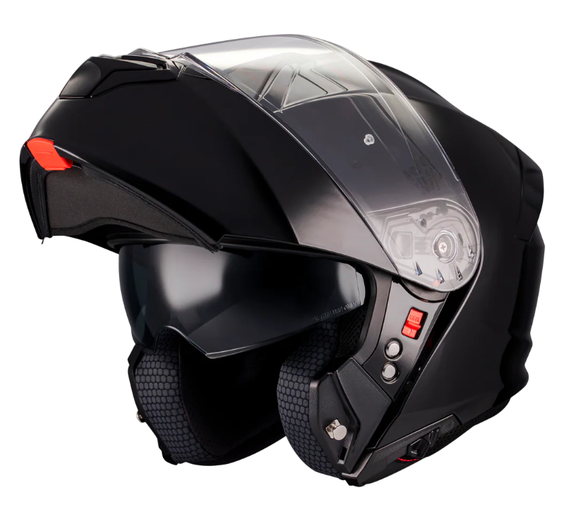 Отваряема каска MT GENESIS PURE A1 BLACK GLOSS — снимка 2
